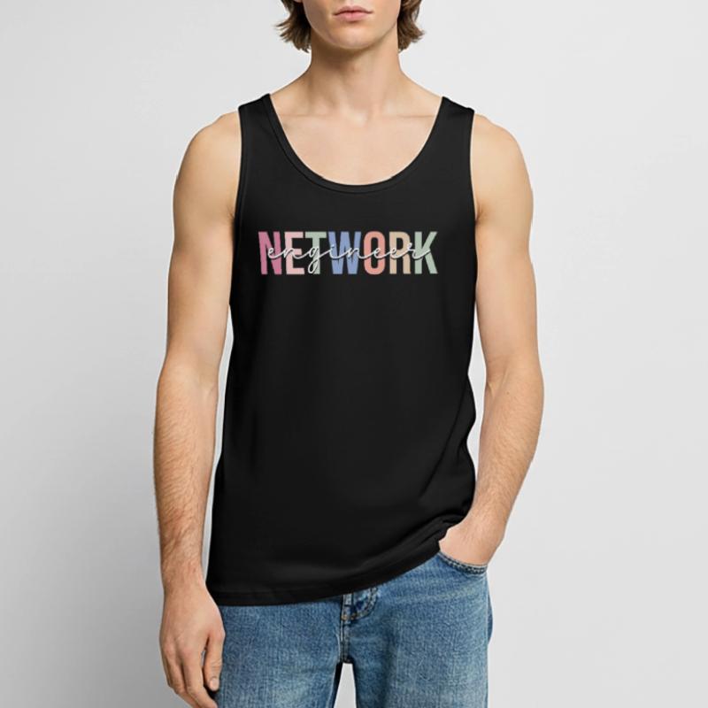 Network Engineer Network Technology Men's Premium Organic Tank Top