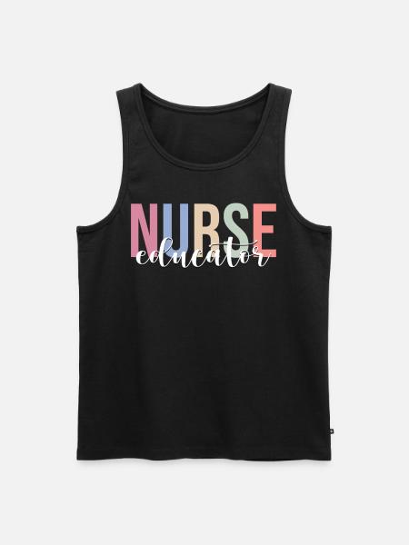 Nursing Instructor Training Nursing - Men's Premium Organic Tank Top - black