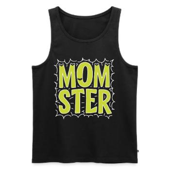 Halloween Kostüm Kürbis Scary Spooky Horror Party - Männer Premium Bio Tank Top - Schwarz - Vorne - AI Model Male 178 light (178cm)