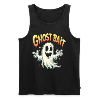 Appât fantôme Halloween Geist Gespenst Geister - Débardeur bio Premium Homme - noir - Devant - AI Model Male 178 light (178cm)