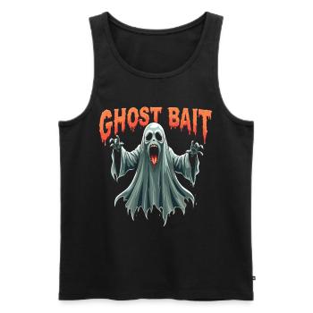 Ghost Bait Halloween Geist Gespenst Geister - Männer Premium Bio Tank Top - Schwarz - Vorne - AI Model Male 178 light (178cm)