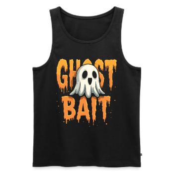 Appât fantôme Halloween Geist Gespenst Geister - Débardeur bio Premium Homme - noir - Devant - AI Model Male 178 light (178cm)
