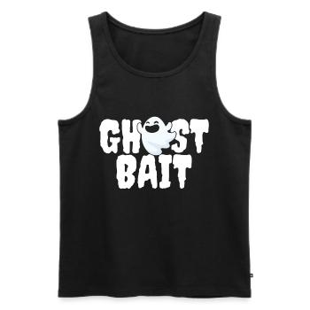 Appât fantôme Halloween Geist Gespenst Geister - Débardeur bio Premium Homme - noir - Devant - AI Model Male 178 light (178cm)