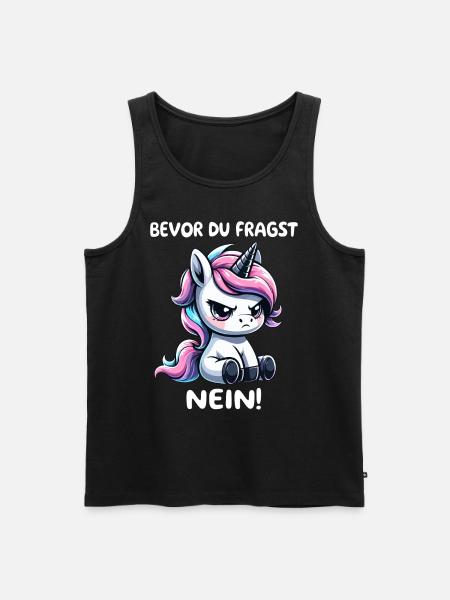 Before you ask: No - Men's Premium Organic Tank Top - black