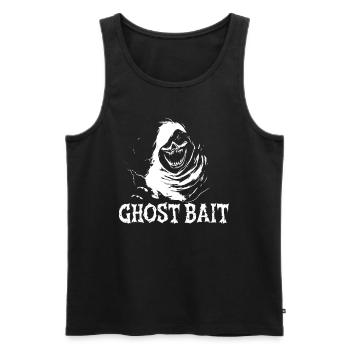 Ghost Bait Schädel Geistköder Spukender Sensenmann - Männer Premium Bio Tank Top - Schwarz - Vorne - AI Model Male 178 light (178cm)