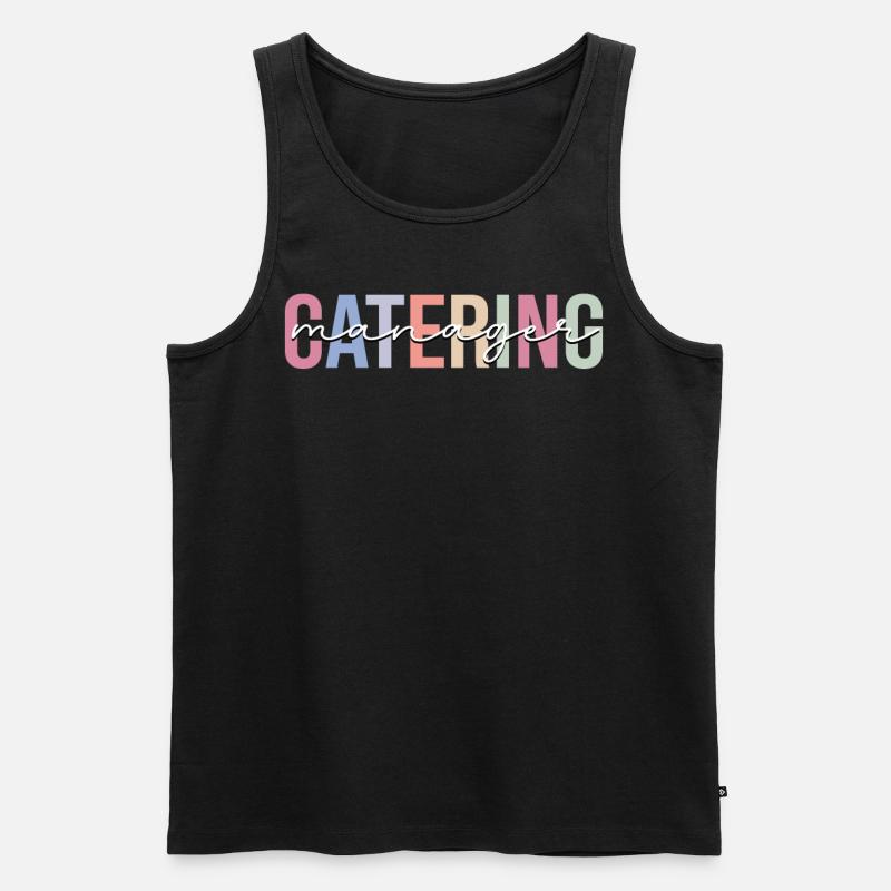 Catering Manager Catering Server - Männer Premium Bio Tank Top - Schwarz