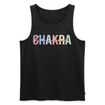 Chakra Healer Chakra Healing Reiki Master - Men's Premium Organic Tank Top - black - Front - AI Model Male 178 light (178cm)