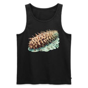 Sea Cucumber Seegurken Seegurke - Männer Premium Bio Tank Top - Schwarz - Vorne - AI Model Male 178 light (178cm)