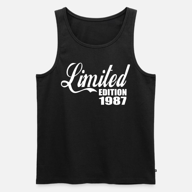 Edition limitée 1987 - Débardeur bio Premium Homme - noir