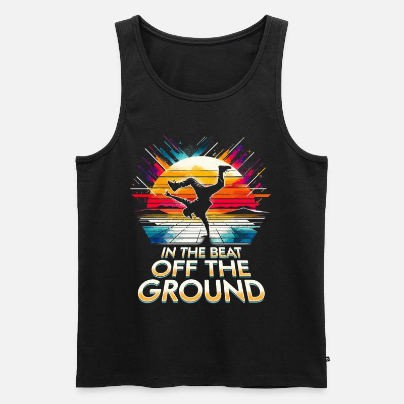 Breakdance B-boy Breakdancing - Men's Premium Organic Tank Top - black