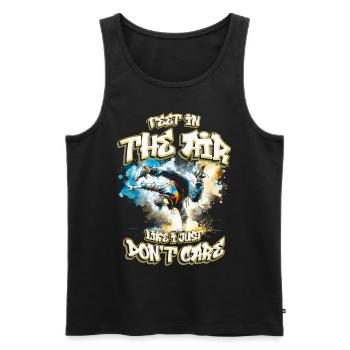 Breakdance B-boy Stunt Street Dancer - Men's Premium Organic Tank Top - black - Front - AI Model Male 178 light (178cm)