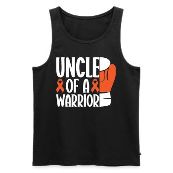 Leukämie Bewusstsein Blutkrebs Bekämpfung - Männer Premium Bio Tank Top - Schwarz - Vorne - Michal (187cm)