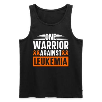 Leukämie Bewusstsein Blutkrebs Bekämpfung - Männer Premium Bio Tank Top - Schwarz - Vorne - Michal (187cm)