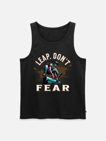 Parkour - Men's Premium Organic Tank Top - black