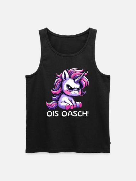 Ois Oasch - Men's Premium Organic Tank Top - black