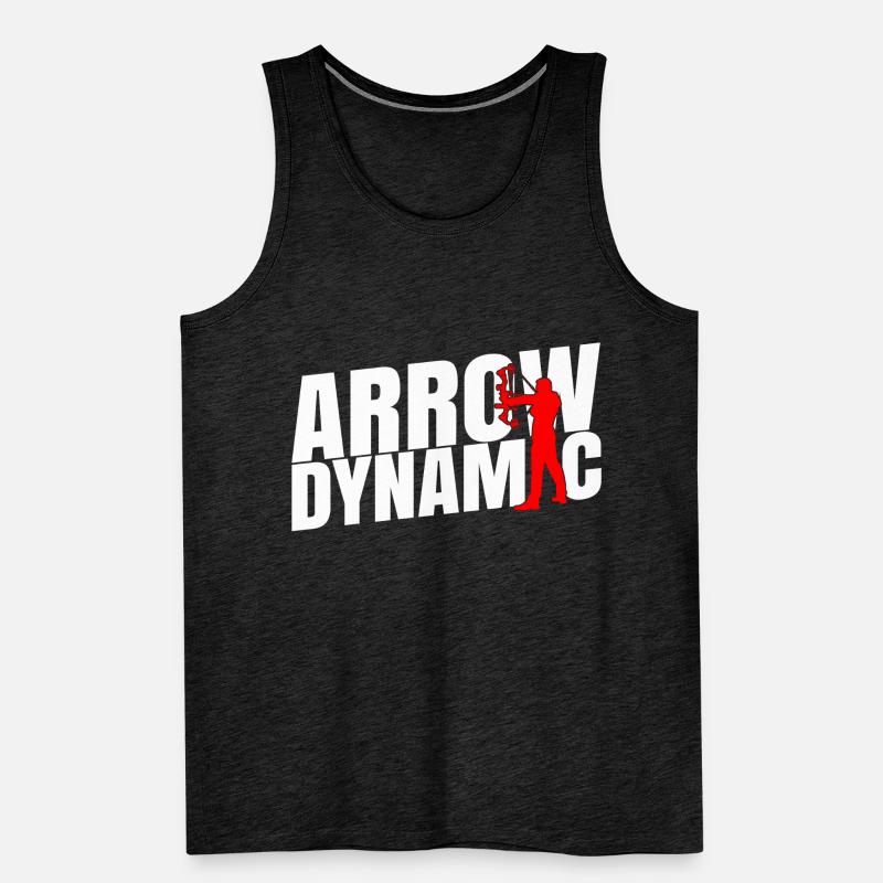 Bogenschießen Bogenschütze Arrow dynamic Männer Premium Bio Tank Top