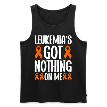 Leukämie Bewusstsein Blutkrebs Bekämpfung - Männer Premium Bio Tank Top - Schwarz - Vorne - Michal (187cm)
