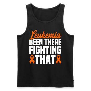 Leukämie Bewusstsein Blutkrebs Bekämpfung - Männer Premium Bio Tank Top - Schwarz - Vorne - Michal (187cm)