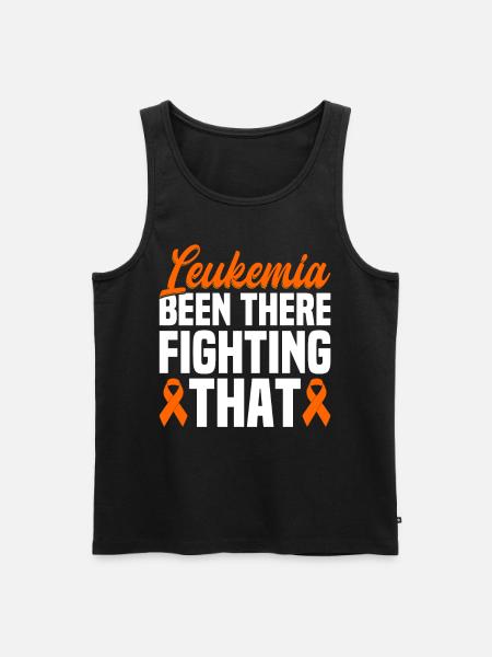 Leukämie Bewusstsein Blutkrebs Bekämpfung - Männer Premium Bio Tank Top - Schwarz