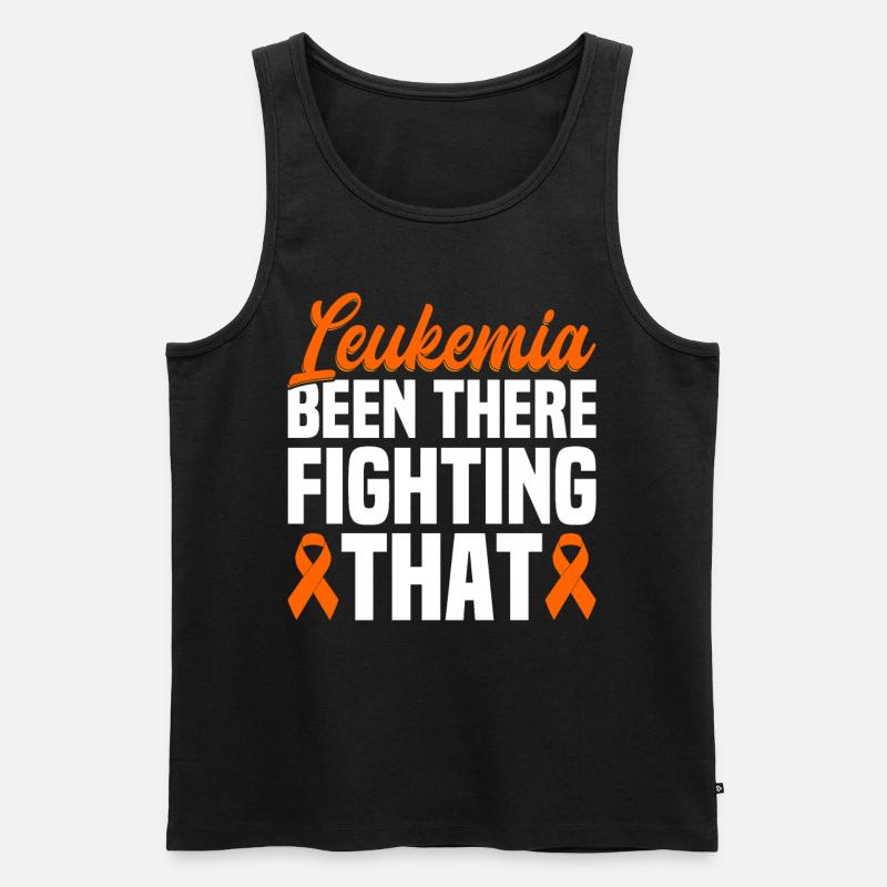 Leukämie Bewusstsein Blutkrebs Bekämpfung - Männer Premium Bio Tank Top - Schwarz