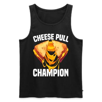 Grilled Cheese Grilled Cheese Foodie Cheese Sandwich - Débardeur bio Premium Homme - noir - Devant - AI Model Male 178 light (178cm)