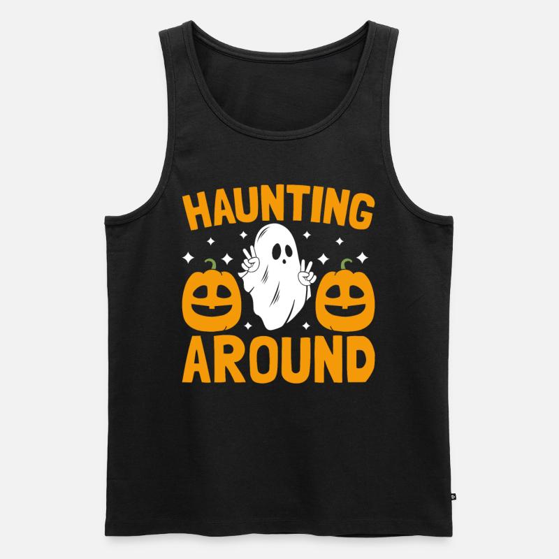 Halloween Kostüm - Männer Premium Bio Tank Top - Schwarz