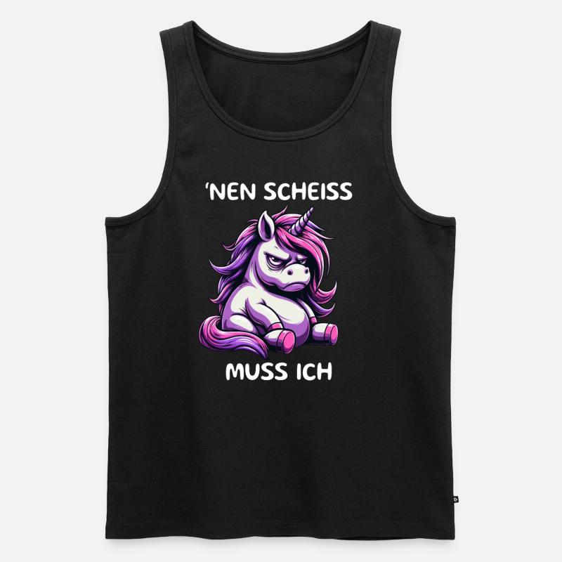 Nen Scheiss Muss - Männer Premium Bio Tank Top - Schwarz