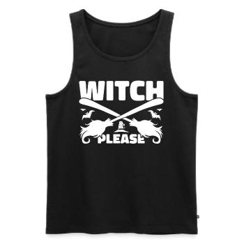 Halloween Costume - Men's Premium Organic Tank Top - black - Front - Michal (187cm)