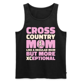 XC Running Cross Country Runner XC Runner - Débardeur bio Premium Homme - noir - Devant - Michal (187cm)