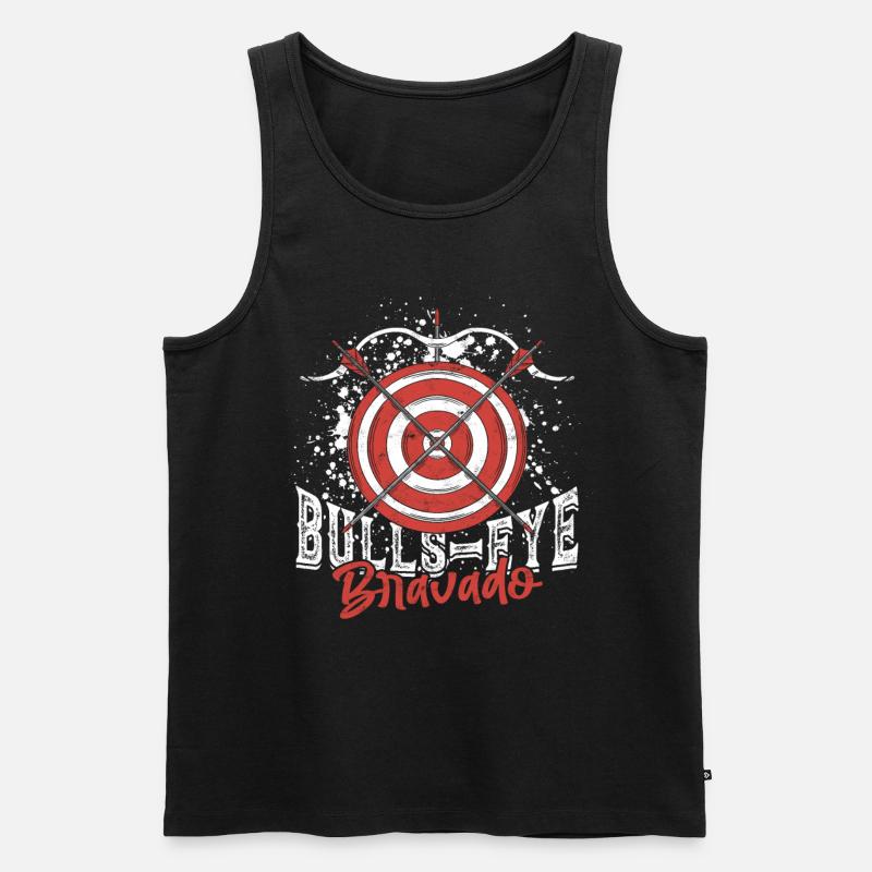 Bogenschießen Bogenschütze - Männer Premium Bio Tank Top - Schwarz