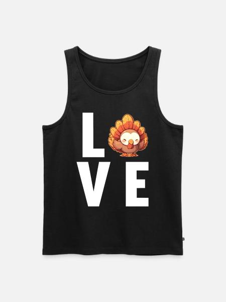 Turkey Turkeys Turkey - Men's Premium Organic Tank Top - black