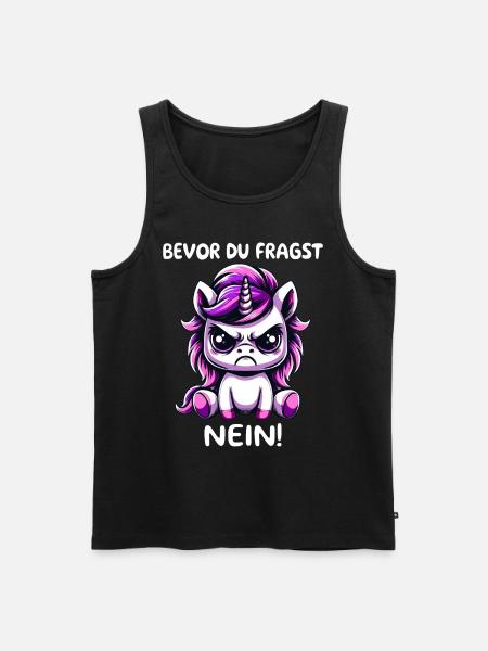 Before you ask: No - Men's Premium Organic Tank Top - black