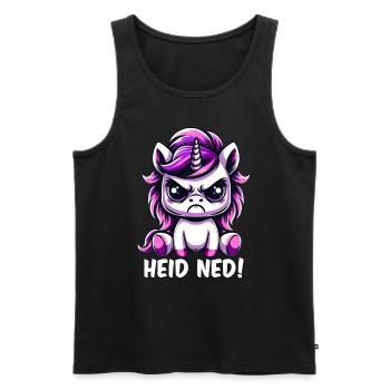 Heid Ned - Débardeur bio Premium Homme - noir - Devant - Michal (187cm)
