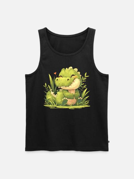 Alligatoren Alligator - Men's Premium Organic Tank Top - black