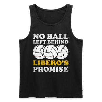 Volley-ball Libero - Débardeur bio Premium Homme - noir - Devant - Michal (187cm)
