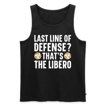 Volley-ball Libero - Débardeur bio Premium Homme - noir - Devant - Michal (187cm)