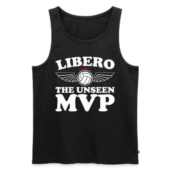 Volley-ball Libero - Débardeur bio Premium Homme - noir - Devant - Michal (187cm)