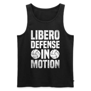Volley-ball Libero - Débardeur bio Premium Homme - noir - Devant - Michal (187cm)
