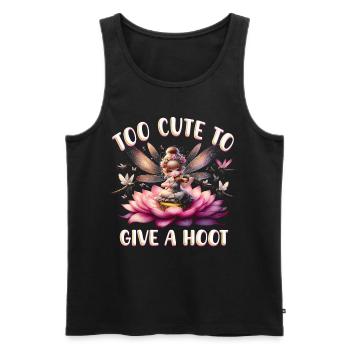 Fairy Fairycore Too cute for ordinary wings - Men's Premium Organic Tank Top - black - Front - AI Model Male 178 light (178cm)