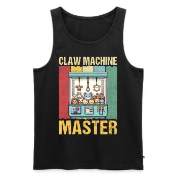 Claw Machine Master - Men's Premium Organic Tank Top - black - Front - AI Model Male 178 light (178cm)