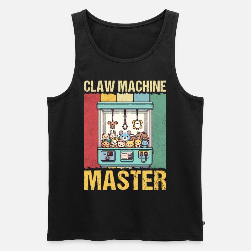 Claw Machine Master - Men's Premium Organic Tank Top - black