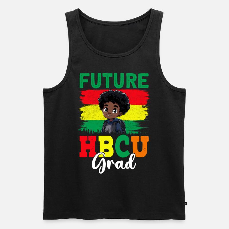 Future HBCU - Männer Premium Bio Tank Top - Schwarz