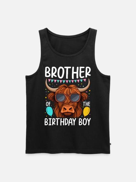Brother Of The Birthday Boy - Men's Premium Organic Tank Top - black
