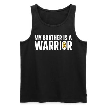 Krebs Im Kindesalter Childhood Cancer Awareness - Männer Premium Bio Tank Top - Schwarz - Vorne - Michal (187cm)