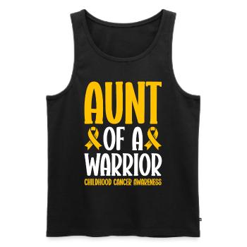 Krebs Im Kindesalter Childhood Cancer Awareness - Männer Premium Bio Tank Top - Schwarz - Vorne - Michal (187cm)