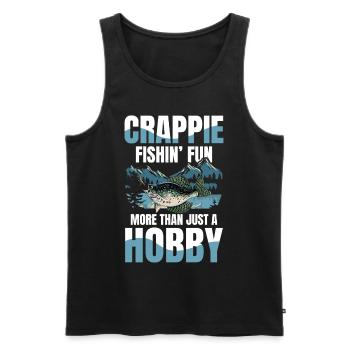 Crappie Fishin Fun More Than Just A Hobby - Männer Premium Bio Tank Top - Schwarz - Vorne - Michal (187cm)