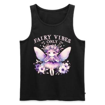 Fee Fairy Fairycore - Men's Premium Organic Tank Top - black - Front - AI Model Male 178 light (178cm)