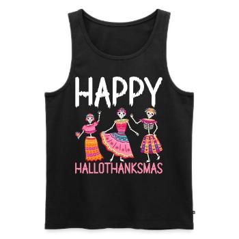 Ballett Halloween Erntedankfest Weihnachten Hallot - Männer Premium Bio Tank Top - Schwarz - Vorne - Michal (187cm)