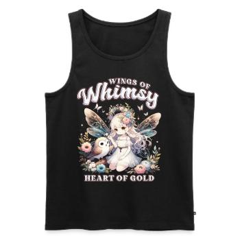 Fee Fairy Fairycore - Men's Premium Organic Tank Top - black - Front - AI Model Male 178 light (178cm)