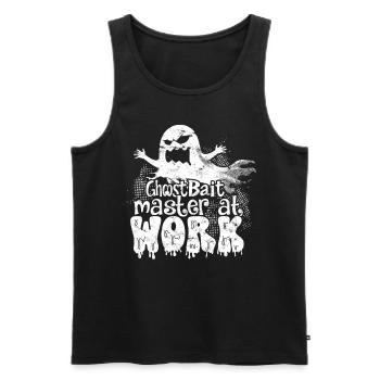 Geisterköder Ghost Bait Master At Work - Männer Premium Bio Tank Top - Schwarz - Vorne - Michal (187cm)